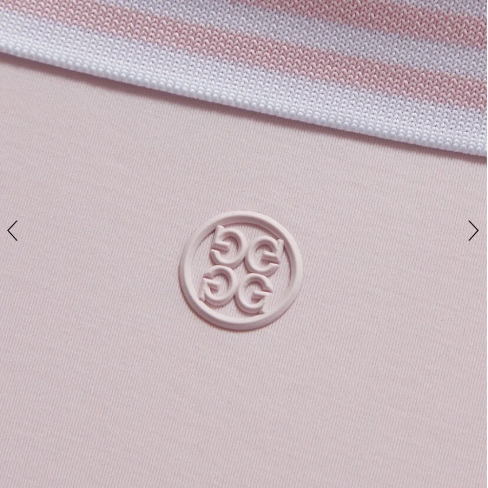 G/FORE Women’s Silky Tech Nylon Quarter Zip Polo Blush Pink Lilac Small - Picture 6 of 16